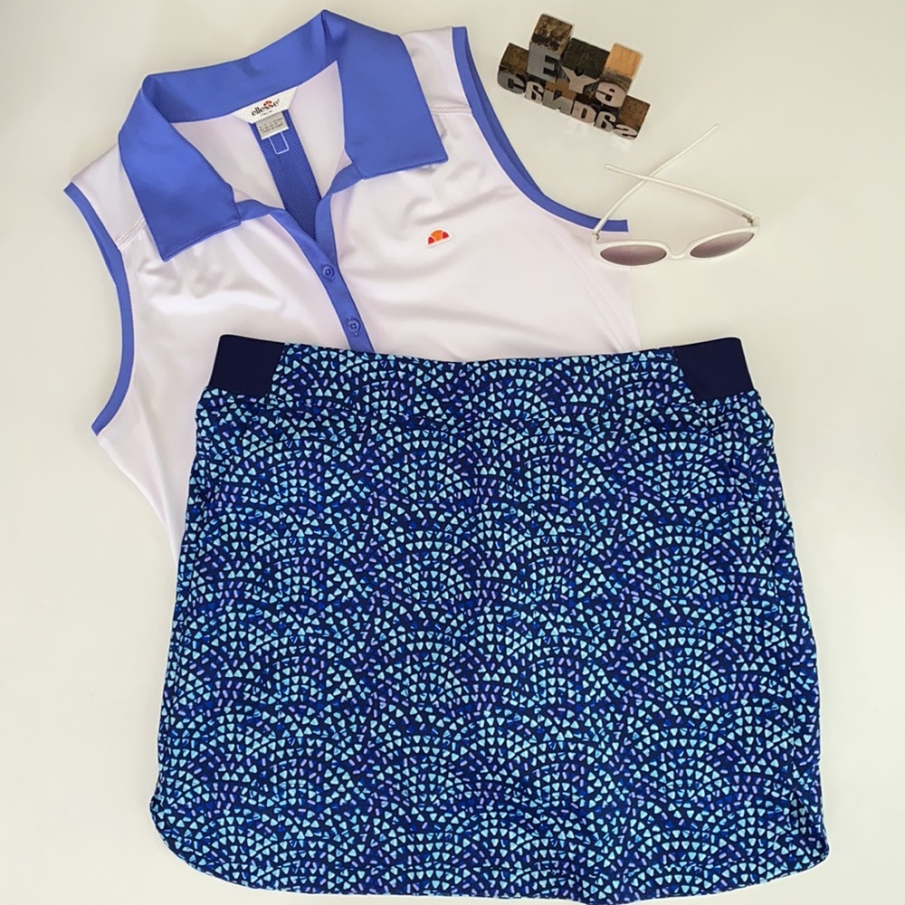 🆕⛳️CYPRESS CLUB Women's Golf Tummy Smoothing Skirt/Skort with Built-in Shorts